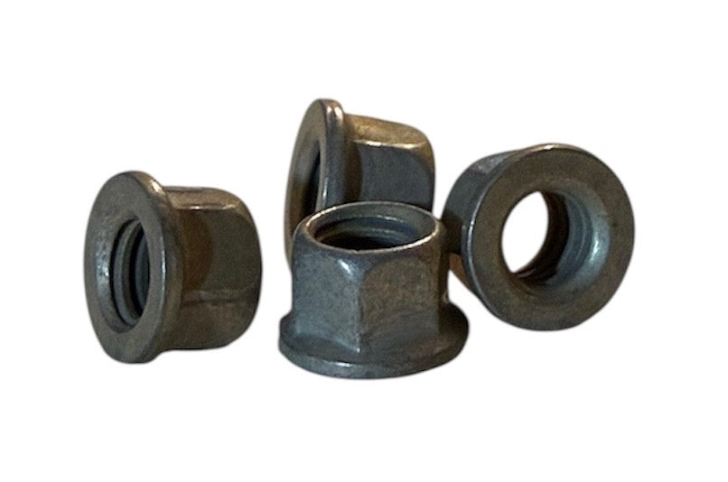 (LNM1032) ALL METAL PLATED MINI LOCKNUT 10-32 - 10 PCS/PKG