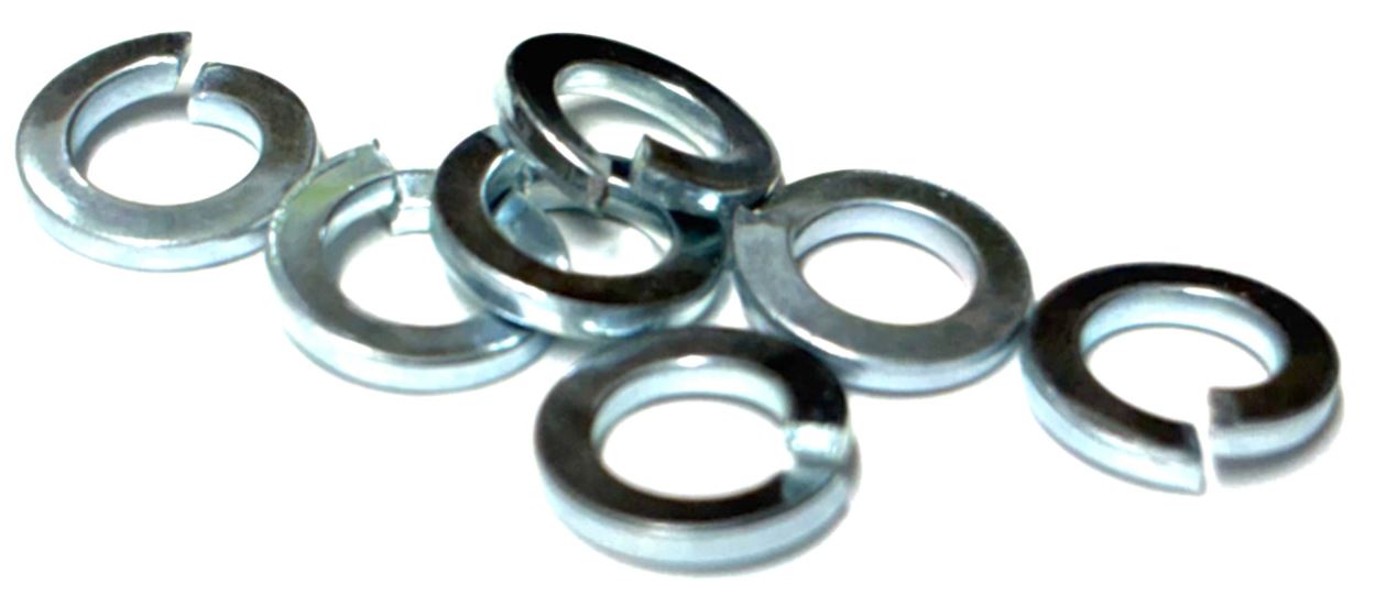 (LWM25) SPLIT PLATED LOCK WASHER M2.5 - 50 pcs/pkg