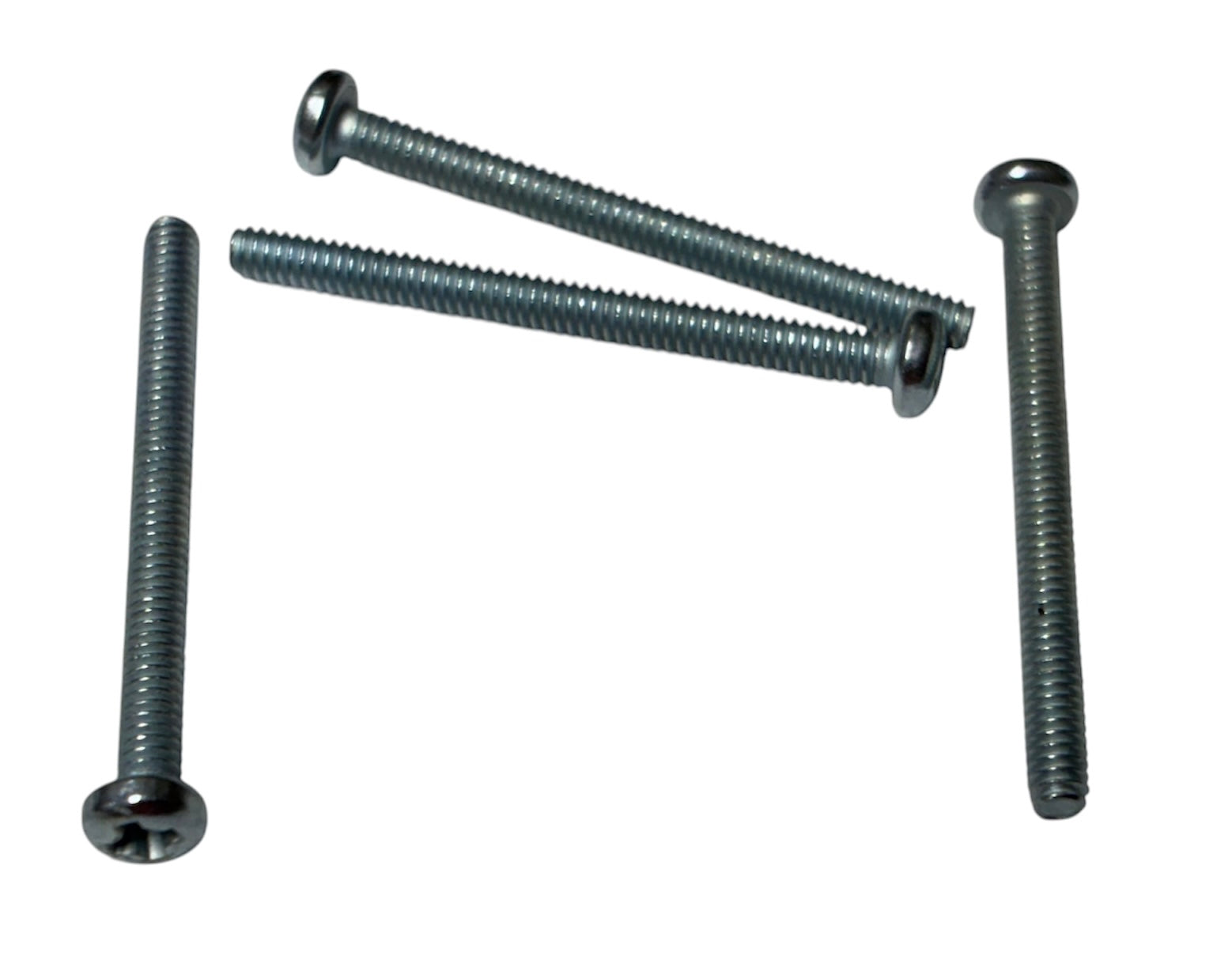(MSPP0212) PHILLIPS PLATED PAN HEAD MACHINE SCREW 2-56 X 3/4" - 100 pcs/pkg