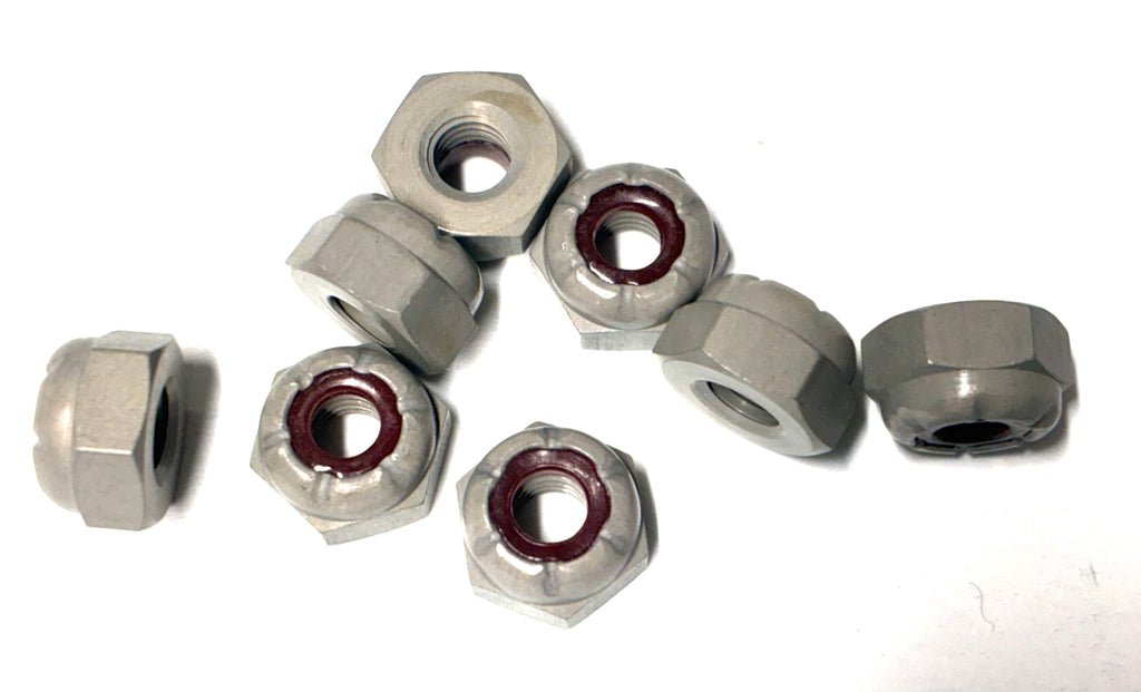 (NIL0256) ALUMINUM NYLON INSERT LOCK NUT 2-56 - 50 pcs/pkg