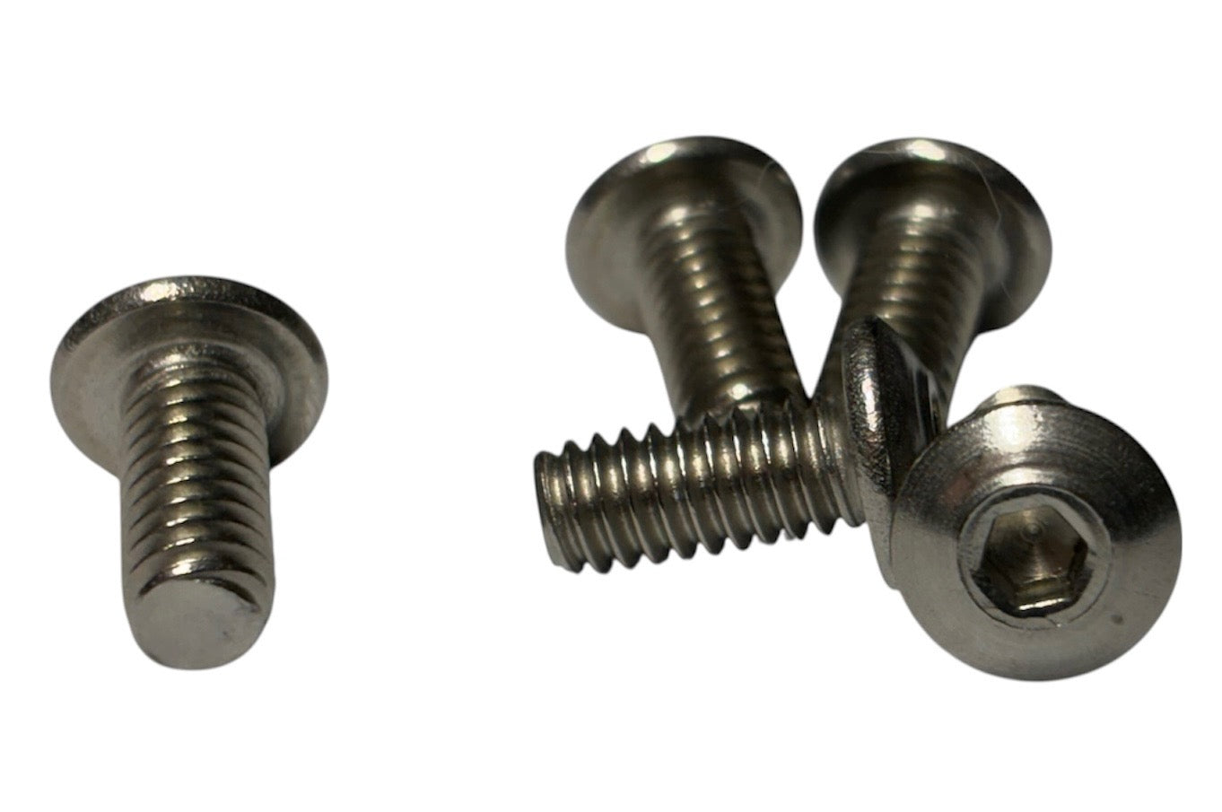 (SBS0806) STAINLESS STEEL BUTTON HEAD SOCKET SCREW 8-32 X 3/8" - 50 pcs/pkg