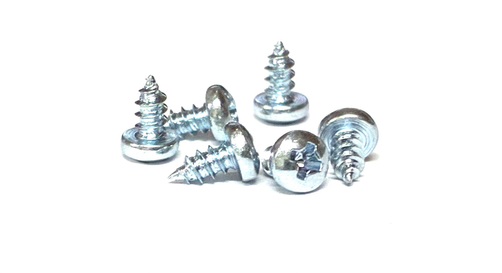 (SMPP0004) PHILLIPS PLATED PAN HEAD SHEET METAL SCREW #0 X 1/4" - 100 pcs/pkg