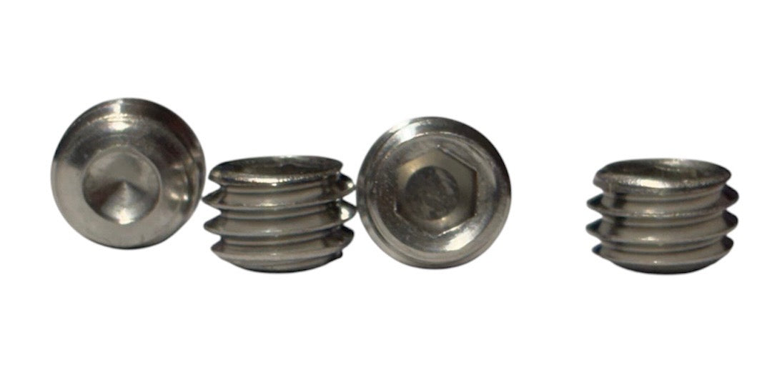 (SSS0402) STAINLESS STEEL SOCKET SET SCREW CUP POINT 4-40 X 1/8" - 20 pcs/pkg