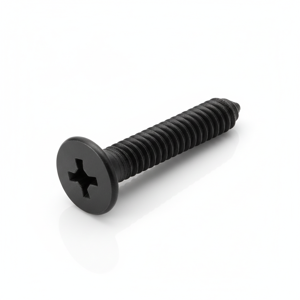 PHILLIPS BLACK OXIDE FLAT HEAD MACHINE SCREW
