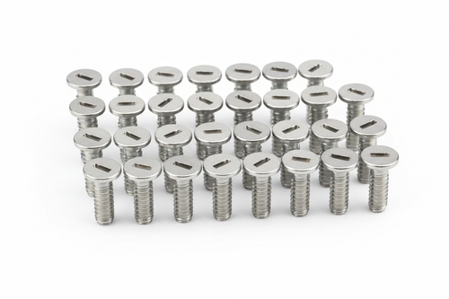 stainless steel flat head slotted machine screws